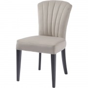Henley Velvet Shell Upholstered Dining Chair - Taupe 